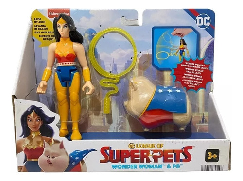Mujer Maravilla & Pb Dc Super Mascotas Fisher Price