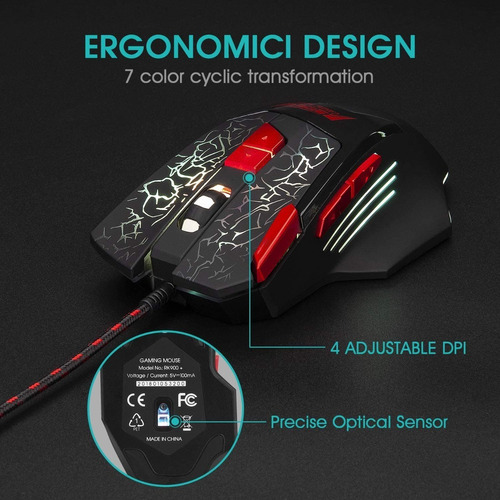 Imagen 3 de 4 de Teclado Y Mouse Rgb Gamer