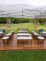 Comprar Alquiler De Livings, Puff, Gazebos, Piso Deck Para Eventos