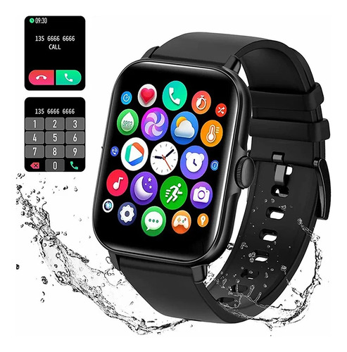 Relógio Smartwatch H13 Masculino Feminino 2024 Caixa Rosa Pulseira Rosa Bisel Rosa Desenho Da Pulseira Liso