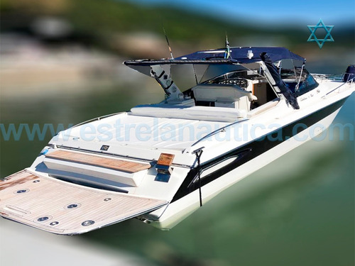 Lancha Carbrasmar 35 Barco Iate Ferretti Azimut Intermarine