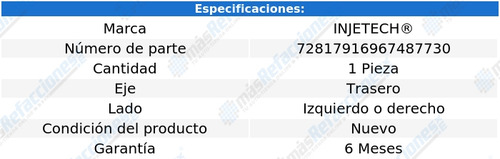 1 Sensor Abs Tras Izq/der Wrangler V6 3.8l 07 Al 11 Injetech