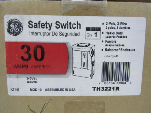 Ge Nsb Th3221r Safety Switches Th 2p 30a 240v 50/60hz 1p Bbz