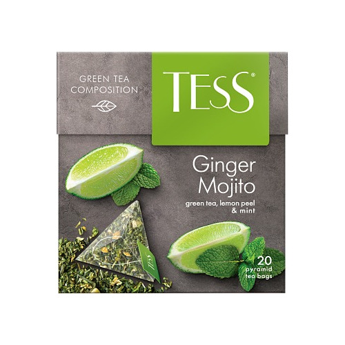 Té Verde Ginger Mojito (20 Bolsitas Pirámide) - Tess