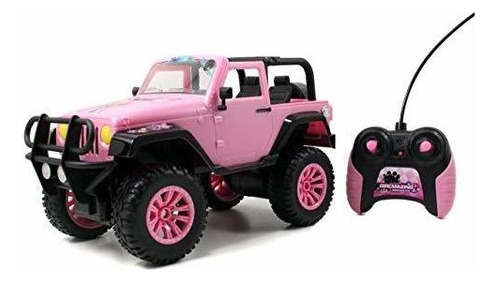 Arañas  Jada Toys Girlmazing Big Foot Jeep R / C Vehículo 