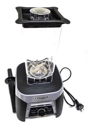 Licuadora industrial Santini MB-4500 2 L gris con jarra de policarbonato cristal 220V