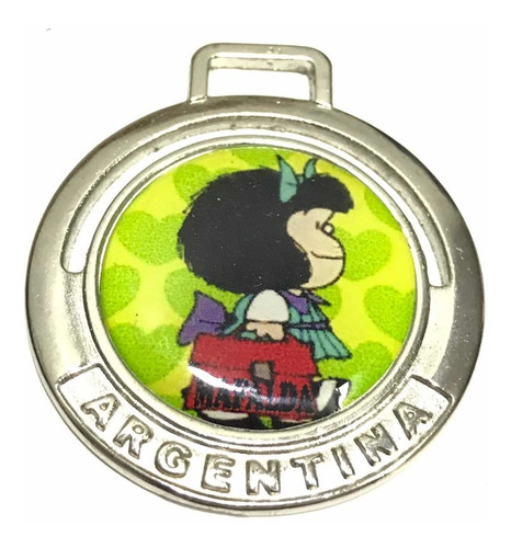 Imagen 5 de 8 de Medallas Para Hacer Llaveros De Mafalda. Pack X 5u