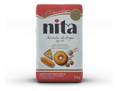 6 Farinha De Trigo Nita 1 Kg