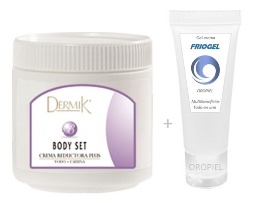 Crema Reductora Corporal + Crio Gel Crema Reafirmante Cuerpo