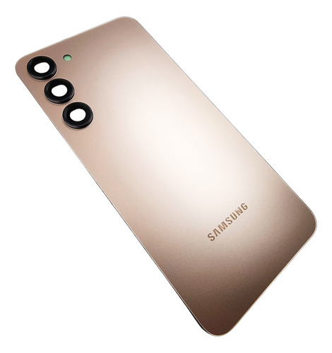 Tapa Trasera Para Samsung S23 Plus + Lente De Camara Oro