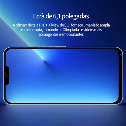P Barato Phone Android I13 Pro Max 6.3 Gold