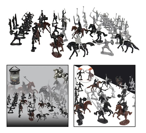 Navidad Juego De Accesorios De Figuras De Ejército De