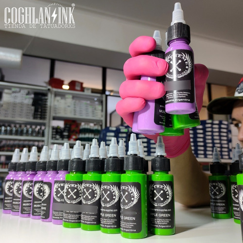 Imagen 4 de 4 de Tinta Tattoo Extreme Muscat Grape X 1oz Tatuajes Tatuar