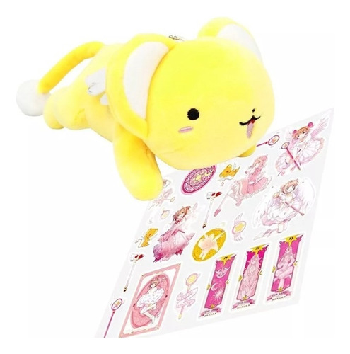 Peluche Y Stickers Kero Sakura Card Captor 11cm 