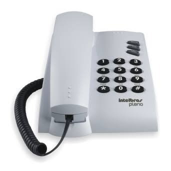 Telefone Intelbrás Pleno Cinza Artico Com Fio