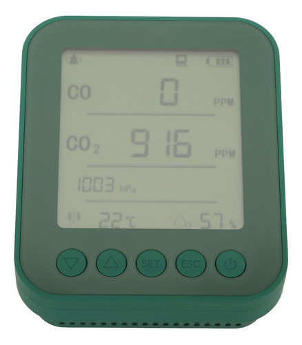 Detector De Co2, Monitor De Calidad Del Aire, Temperatura Mu