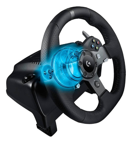 Kit de volante Logitech G920 para pedais Xbox Series X|s, cor preta