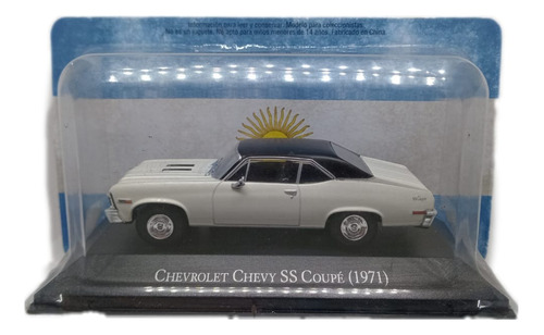 Auto Coleccion Chevrolet Chevy Coupe Ss 1971 1/43