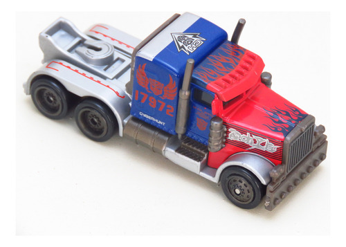 Miniatura Transformers Speed Stars Hasbro 7 Cm Não Vira Robô Optimus Prime - Autobot 48 (Usado)