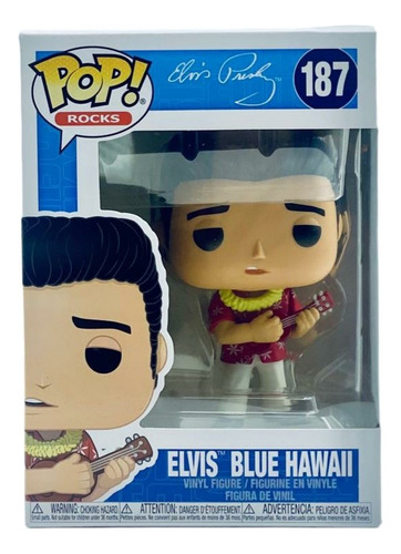 Funko Pop Rocks Elvis Presley Blue Hawaii # 187