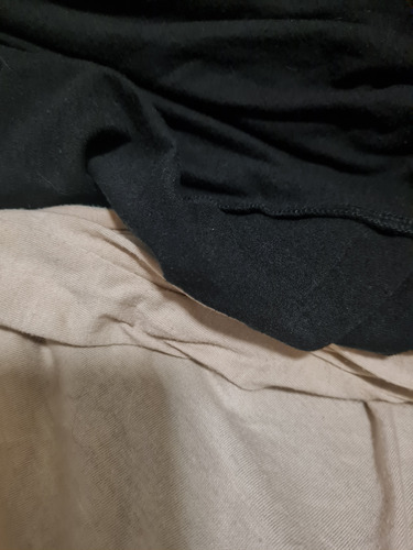 Ensamble Para Dama Talla Eg Negro Y Camel. Lote 2 Pzs. (Usado)