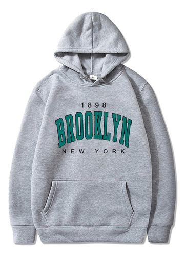 Ff A Sudadera Con Capucha Estampada Brooklyn 1898 New York