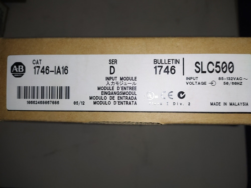Módulo 16 Entradas Discretas 1646-ia16 Serie D Allen Bradley