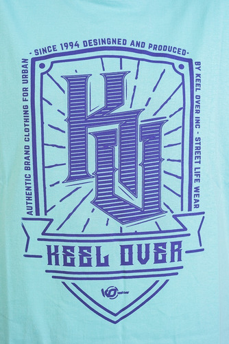 Remera Hombre Manga Corta Keel Over Shield S22