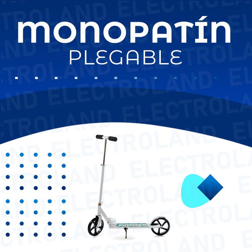 Imagen 2 de 10 de Monopatin Plegable Urbano Regulable Resistente 65kgs