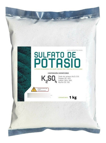 Sulfato De Potasio 1kg Hidroponia Dr