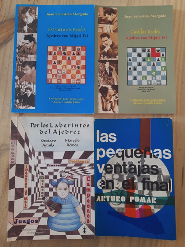 Lote Libros Ajedrez X 4