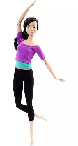 Muñeca Barbie Made To Move, Top Roxo [exclusiva De ]