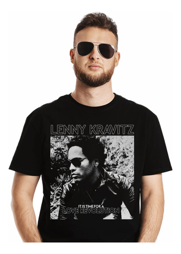Polera Lenny Kravitz Its Time For A Love Revolution Rock Imp