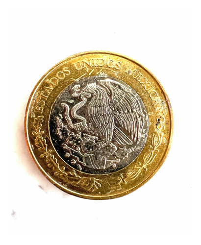 Moneda Veinte Pesos Bicentenario Luctuoso Morelos Colección (Usado)
