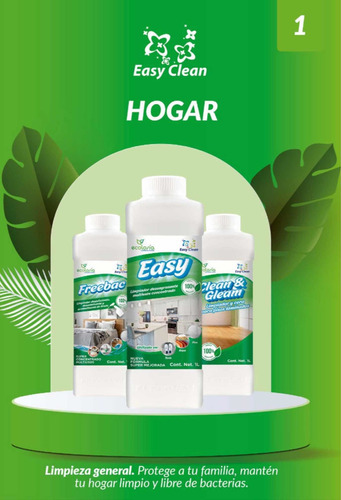 Easy 1 Lt, Limpiador Multiusos Concentrado