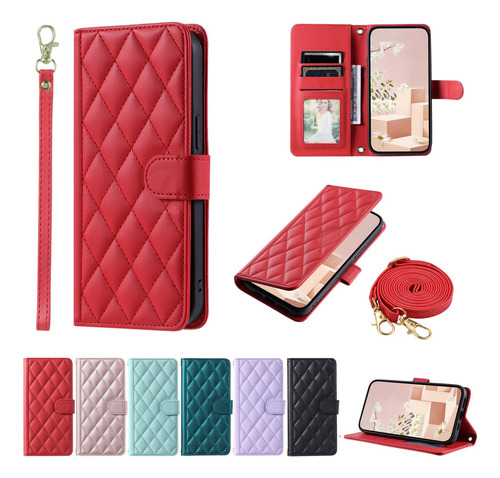 Funda Protectora De Piel Abatible Para Xiaomi 14t 5g/14t Pro 5g/poco M7 Pro 5g, Funda Protectora De Piel Con Correa De H