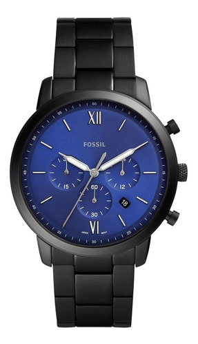 Reloj Fossil Fs5698 Neutra Metal - Hombre - Nuevo Y Original