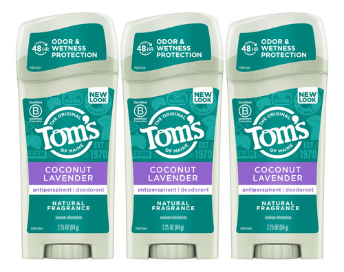 Tom's Of Maine Desodorante Antitranspirante Para Mujer, Lav.