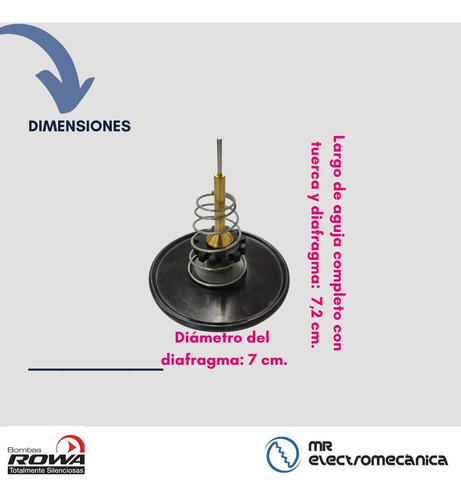 Imagen 7 de 10 de Kit Rowa 1a Sensor Flujo Diafragma Sfl Y Max Sfl 0015-0286