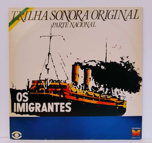 Os Imigrantes - Lp Disco De Vinil Trilha Sonora Da Novela