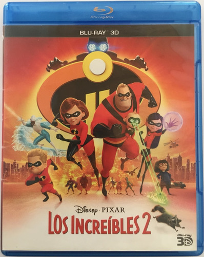 Los Increíbles 2 (blu-ray 3d)(original - Full Hd)