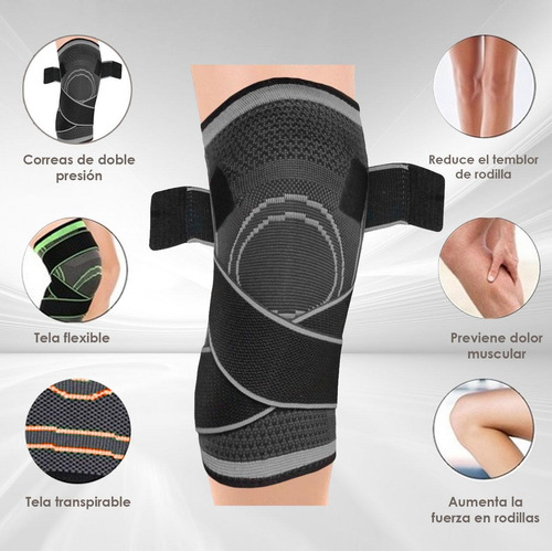 Rodillera Neopreno Para Entrenamiento Crossfit Pesas