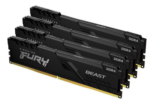 Memoria Ram 64gb 4x16gb Ddr4 2666 Mhz Dimm Kingston Fury Hx4