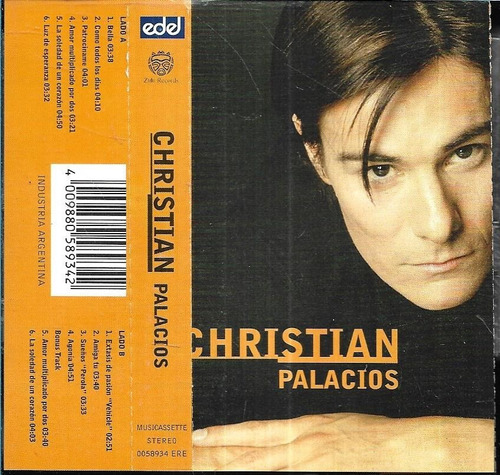 Christian Palacios Album Idem Tema Bella Cassette Nuevo