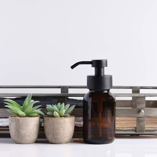 Dispensador De Jabón De Vidrio De 250 Ml Para Almacenamiento