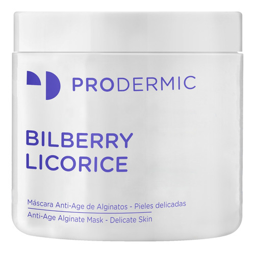 Prodermic Máscara Antiage Bilberry Licorice 90g