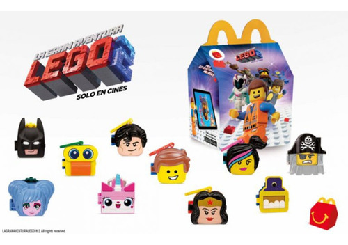 Lego La Gran Aventura 2 Mcdonalds 2019 Colección Completa (Usado)