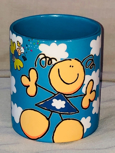 Planeta Mugs Retro Taza Azulciel Ceramica 11oz Fulanitos 5