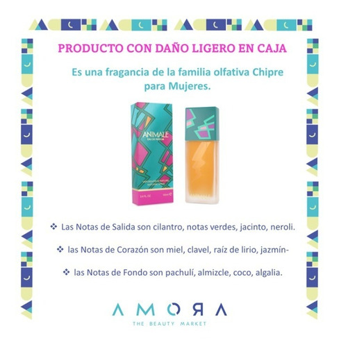 Animale Original Edp 100ml Para Mujer