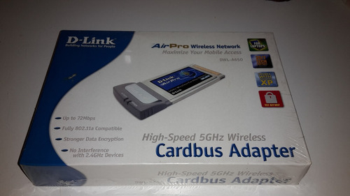 Tarjeta Para Laptop Card Bus Adapter D-link Wireless, Pcmcia